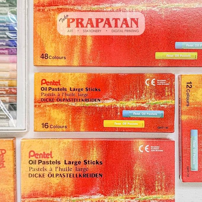 

Crayon Pentel / Oil pastel Large stick 48 warna cm