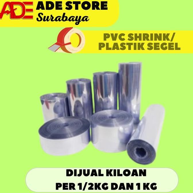 

TERMURAH Plastik Segel 4.5cm 1kg / Plastik PVC /Plastik kerut