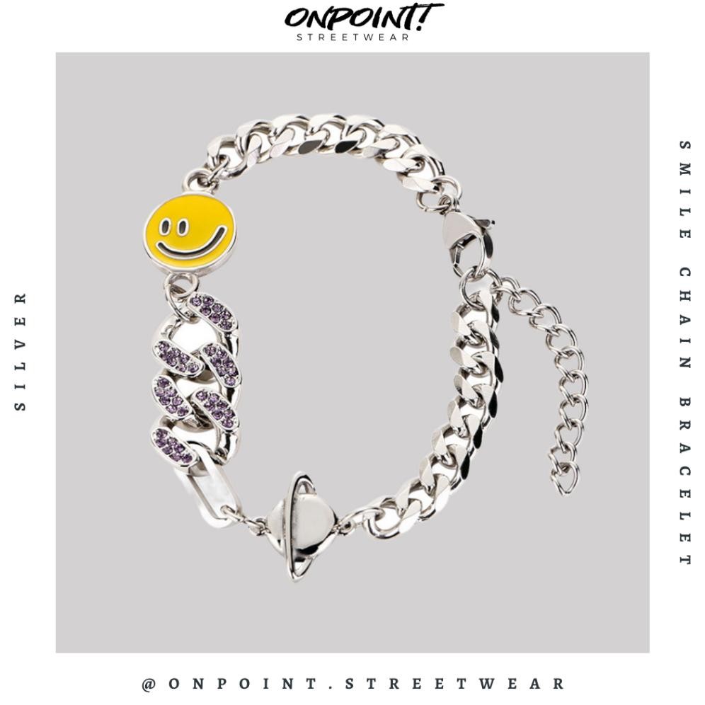 Termurah Smile Saturn Bracelet - Gelang Pria Rantai Gelang Pria Aksesoris Fashion Gelang Tangan Wani