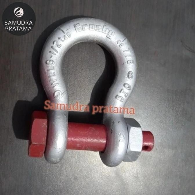 

DISKON crosby shackle 7/8 6 ton /segel crosby 7/8 6 ton
