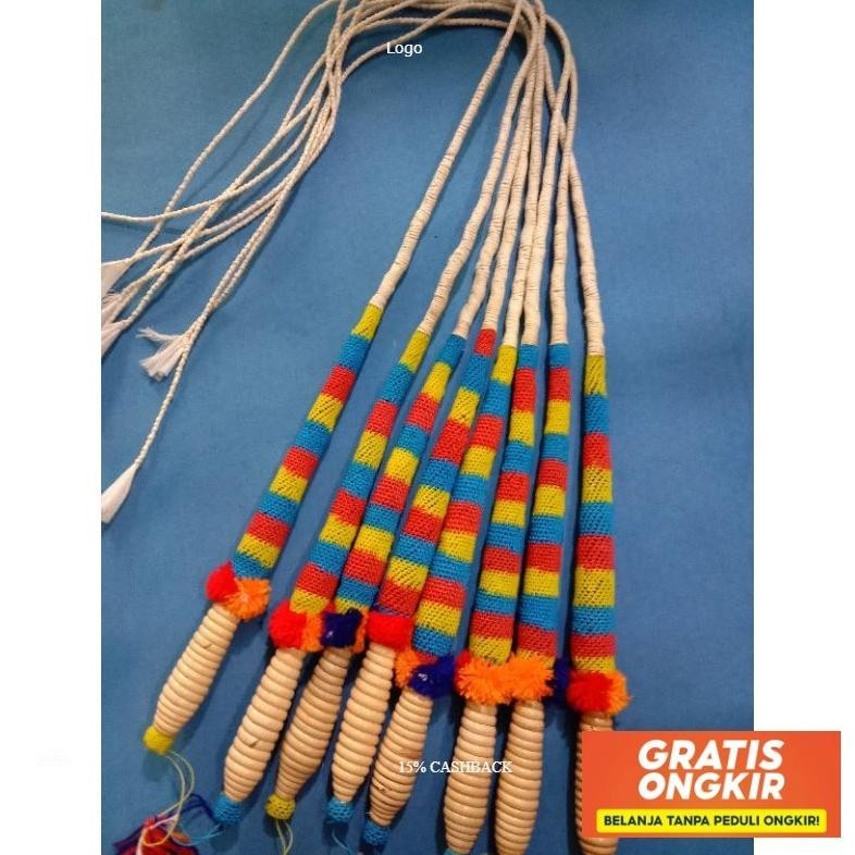 Pecut Jaranan / Pecut Kepang Asli, Pecut Kuda Lumping, Cambuk, Jederan Terlaris