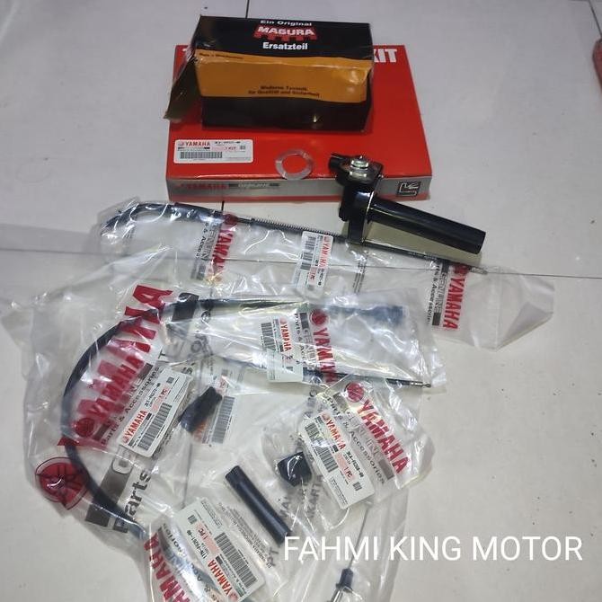 GAS SPONTAN MAGURA SET KABEL KAWAT GAS ORIGINAL 2 CABANG RX KING RXS