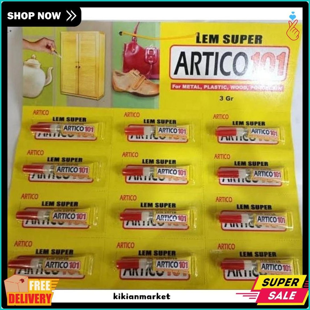

Lem Super Artico 101 3Gr Diskon Setengah Harga