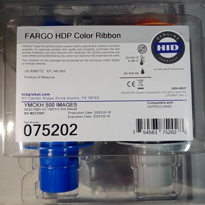 

Fargo Hdp Colour Ribbon 5000 075202 New Stok