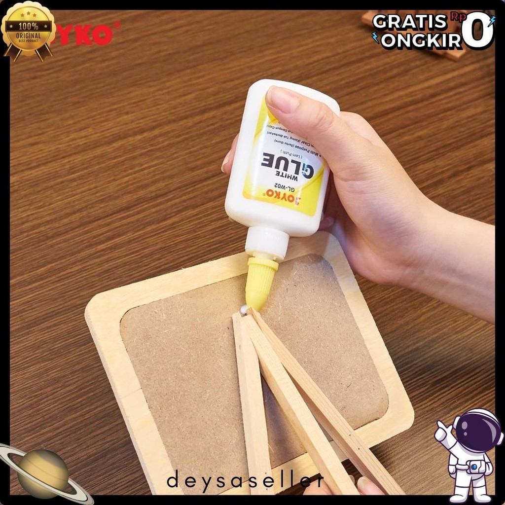 

[Box/12Pcs] Joyko White Glue Gl-W01 Gl-W02 Lem Putih Terlaris! Produk Ini Banyak Dicari