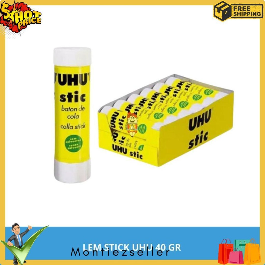 

Lem Stik / Lem Stick / Lem Kertas Uhu Serbaguna 40 Gram Terlengkap Dan Termurah