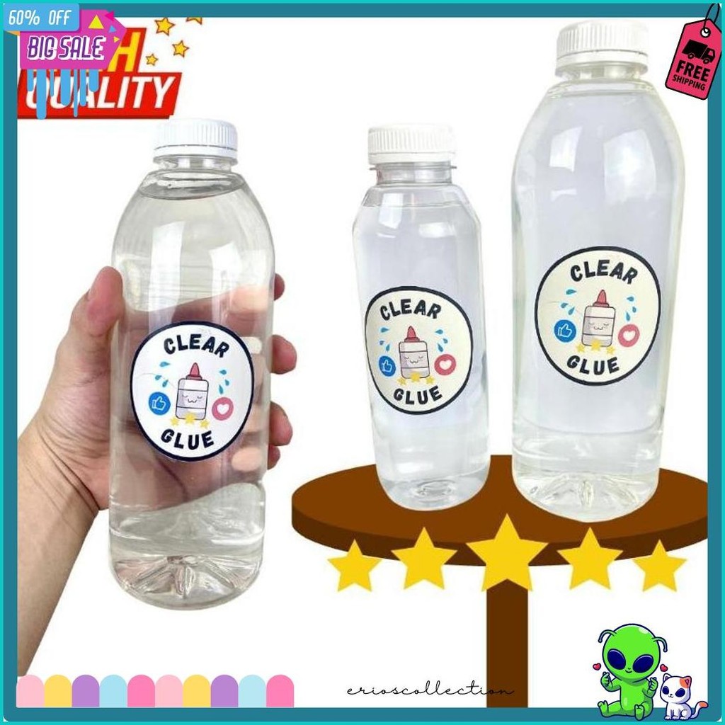 

Clear Glue Lem Bening Transparan 1 Kg Mirip Povinal Lem Slime Tanpa Campuran Air 100% Bygheduplay Diskon Setengah Harga
