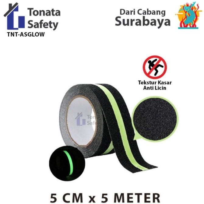 

SALE Anti Slip Tape / Lakban Anti Licin Glow In The Dark 5 cm x 5 Meter