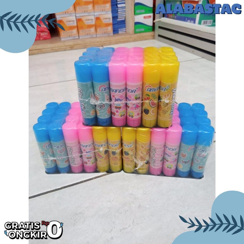

Lem Kertas Glue Stick Warna Warni Isi 24 Batang Terlengkap Dan Termurah