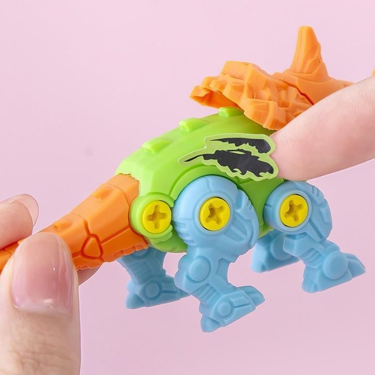 Promo Diy Kecil Robot Dinosaurus Mini Dino Rakit (Bongkar Pasang) Mainan Edukasi