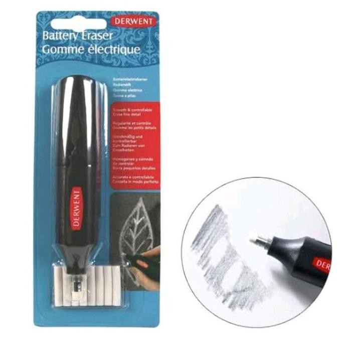 

TERMURAH - DERWENT BATTERY OPERATED ERASER PENGHAPUS BATERAI ELEKTRIK
