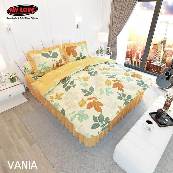 BEDCOVER 180X200 MY LOVE RUMBAI / BED COVER SET 180X200 MY LOVE REMPEL