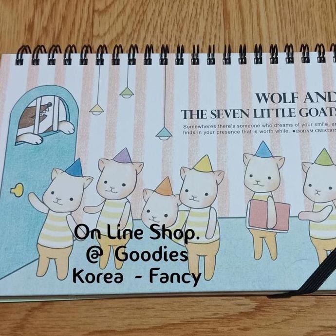 

READY Ori Korea Schedule Ring Book Wolf N 7 Littel Goats Ready Stock NEW