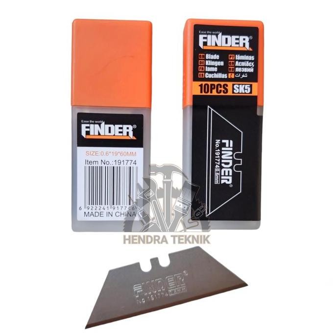 

KNH - ISI 10 PCS ISI CUTTER UTILITY KNIVE REFILL PISAU KATER LIPAT BAJA HD BAGUS MURAH