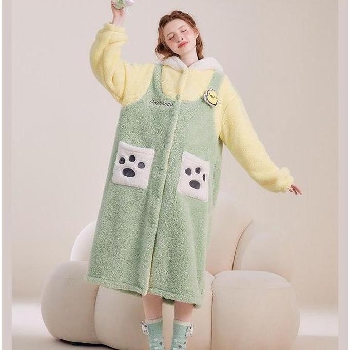BAJU KOSTUM ONESIE PIYAMA POCHACCO DOG YUKATA MODEL DRESS GAUN ROK KIGURUMI COSPLAY PESTA