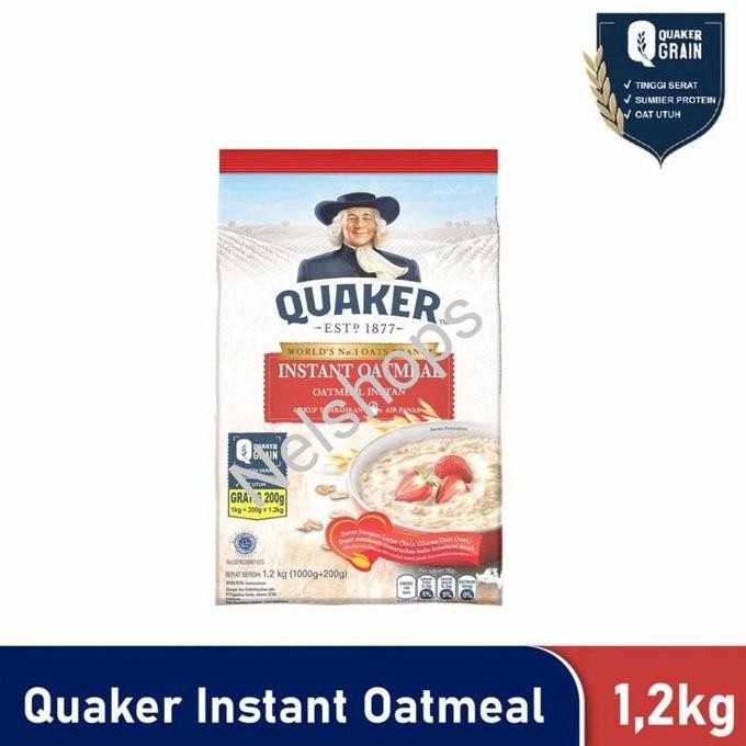 

Quaker Instant Oatmeal 1200 Gr Merah 1,2 Kg Terlaris