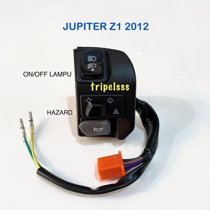 Tersedia Saklar holder kiri Jupiter Z1 plus On/Off lampu & hazard