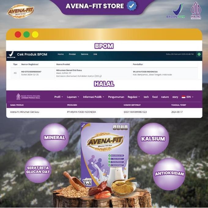 

Avenafit Oat Susu Untuk Kontrol Kolesterol & Sarapan | Minuman Kesehatan Terbaik, 200 Gr | Food, Granola, Oatmeal, Sereal Susu, Cereal Instan Promo