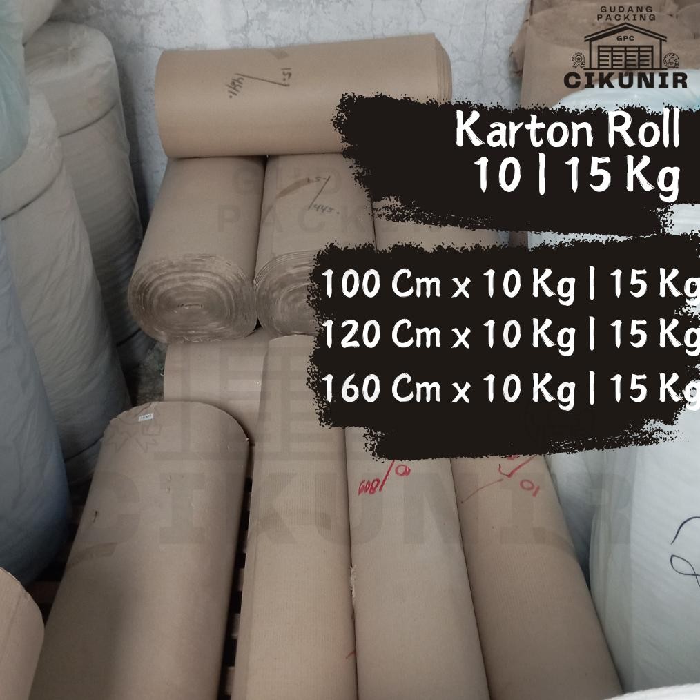

Produk Baru!! Kardus Roll / Karton Roll Single Face 15 Kg Packaging Berkualitas