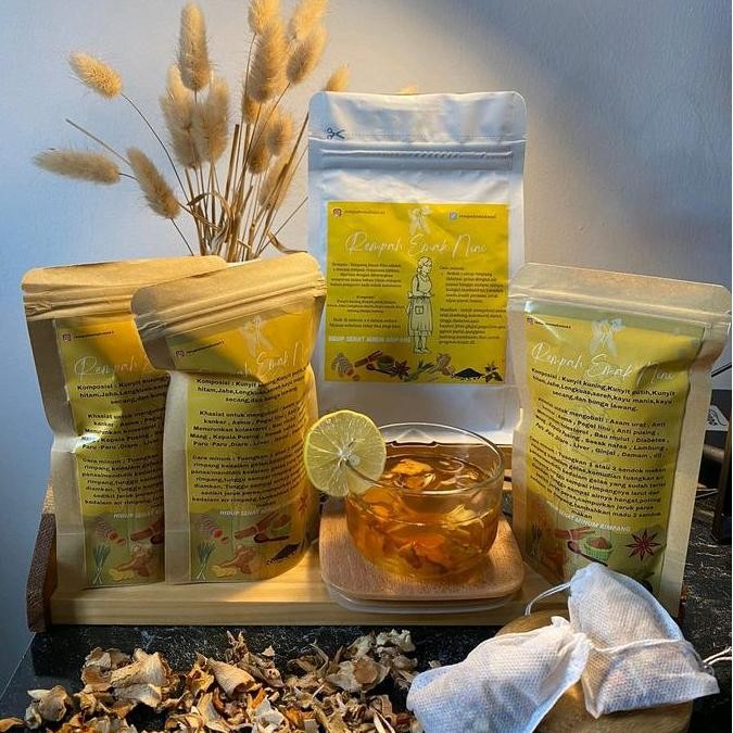 

Paket Rempah Hemat 4 Pack ( 1 Pack Rimpang Celup 3 Pack Rimpang Seduh ) Organik Kualitas Terbaik Harga Termurah