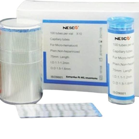 NESCO TABUNG HEMATOKRIT TABUNG HEPARIN PER-TUBE terlaris