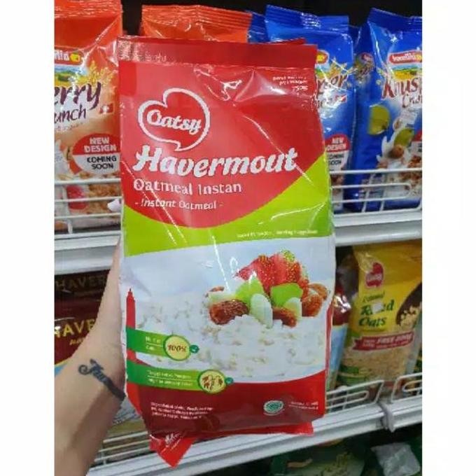 

Oatsy Havermout Oatmeal Instan 750Gr Best Seller