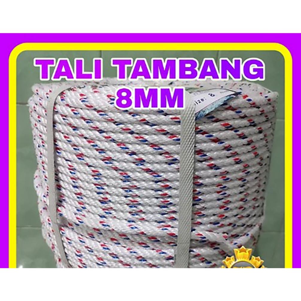 

TALI TAMBANG PPD 8MM - 1 ROLL 220 METER - TALI SERBAGUNA KUAT HARGA GROSIR TERMURAH