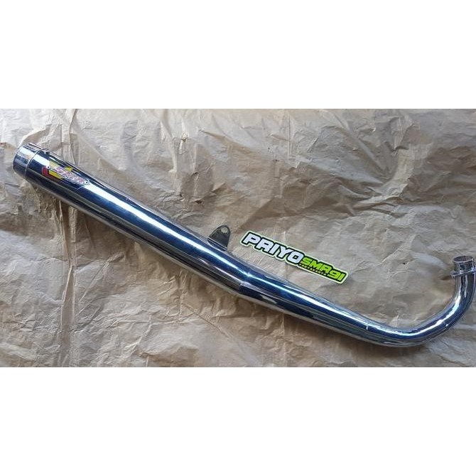 Knalpot Chrome Standar Racing RX King SMR Jogja