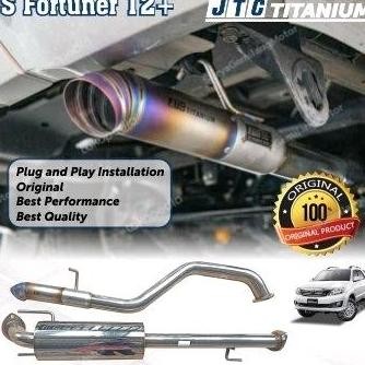 Knalpot Muffler JTC Titanium Toyota Fortuner VNT 12+ 2KD