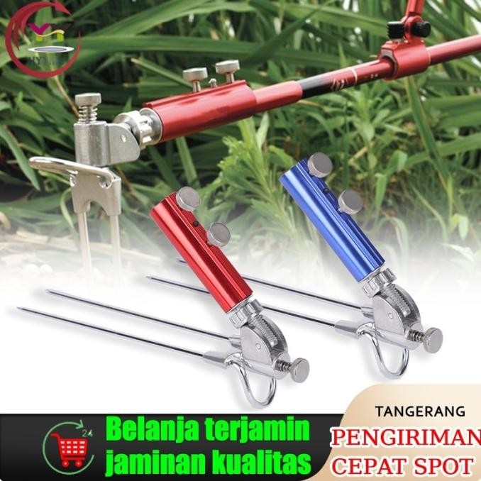 Tersedia Stainless steel Penyangga Pancing Berdiri/jagrak penyangga joran/jagrak tancab