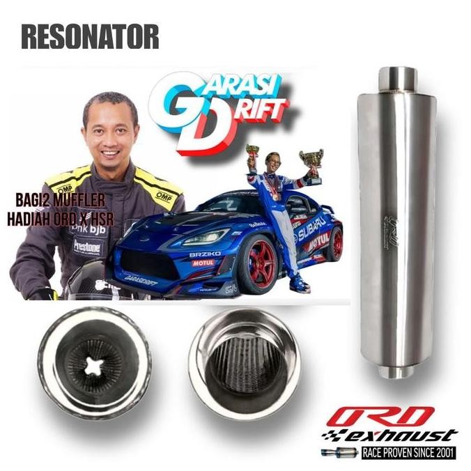 ORD exhaust knalpot racing reson manual transmisi
