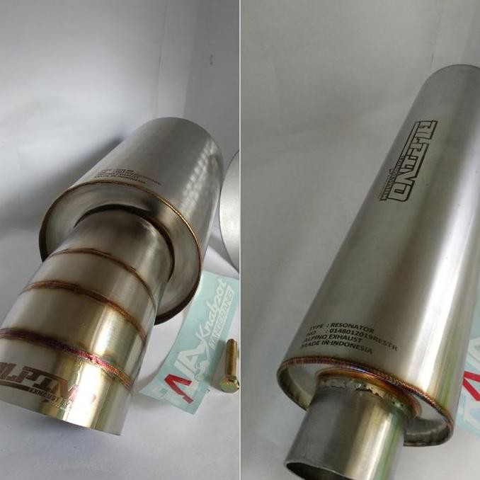 knalpot mobil Alpino + resonator Alpino manual