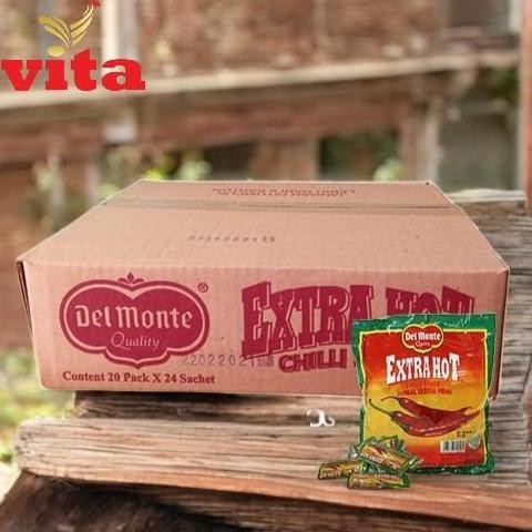 

Delmonte Extra Hot Saos Sambal Sachet Per Dus