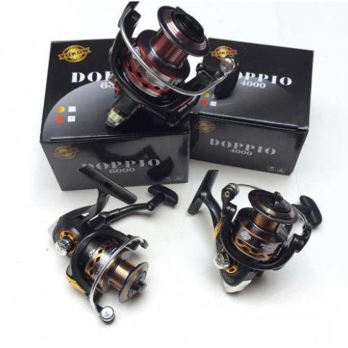 Tersedia Reel pancing Yukon doppio 1000 - 6000 (8 Ball Bearing Termurah)