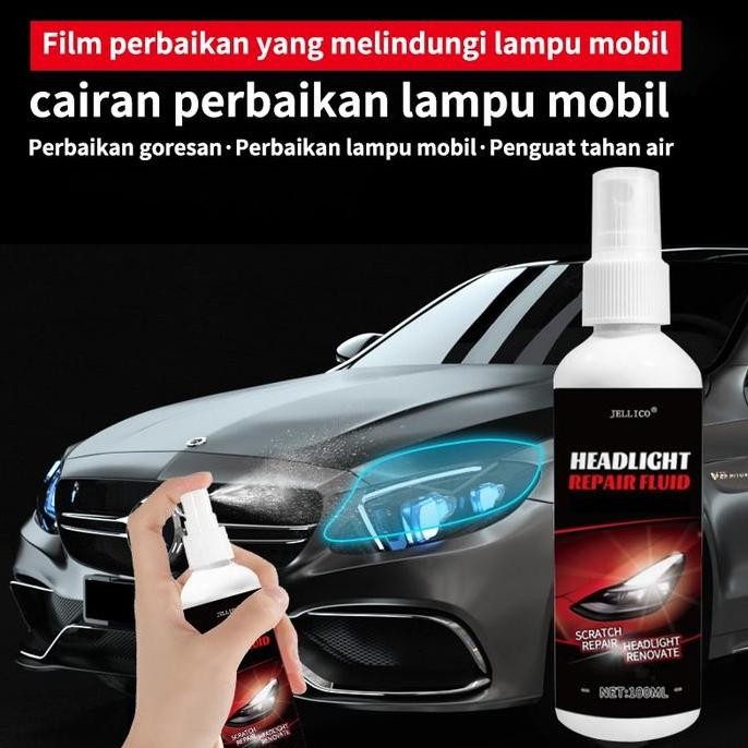Tersedia Pembersih & Pengkilap Mika Lampu Mobil Mencerahkan 1000 kaliPembersih lampu mobil kuningpem