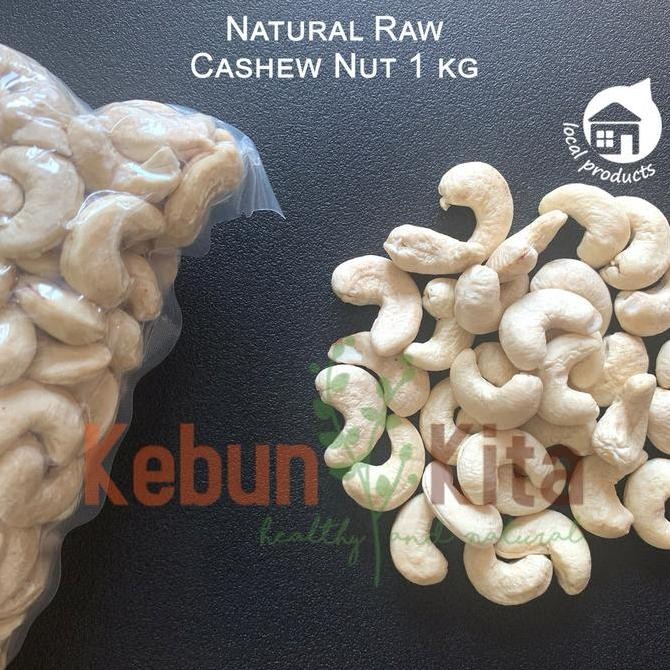 

Natural Raw Cashew Nut 1 Kg (Kacang Mete Mentah)