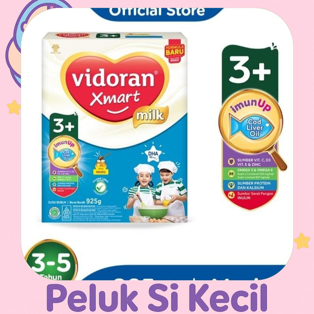 

New Vidoran 3+ Madu / Vanila 925 Gram