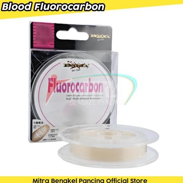 Tersedia Senar Leader Blood 100% Fluorocarbon Hybrid Senar Pancing