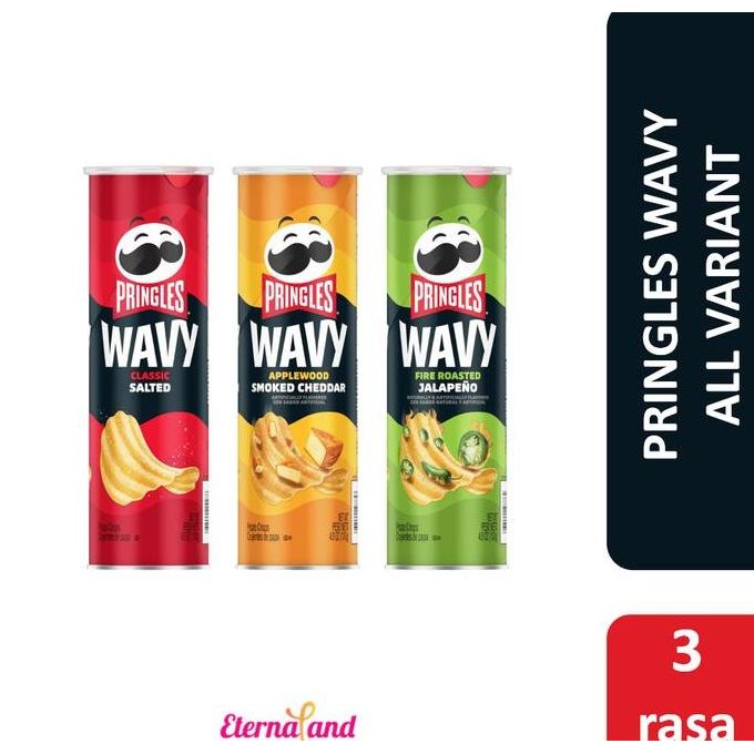 

Pringles Wavy Potato Chips Snacks Impor Usa - Snack Kentang Impor Usa