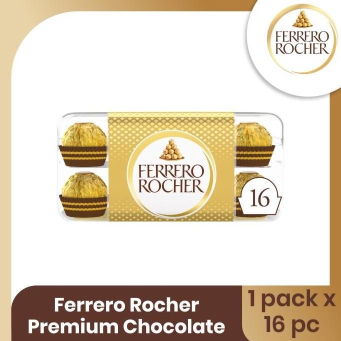 

Ferrero Rocher Premium Chocolate Isi 16Pcs