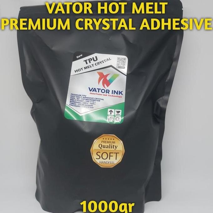 

Vator Hot Melt Tpu Premium Crystal Adhesive 1000Gr Strong Bond Dtf