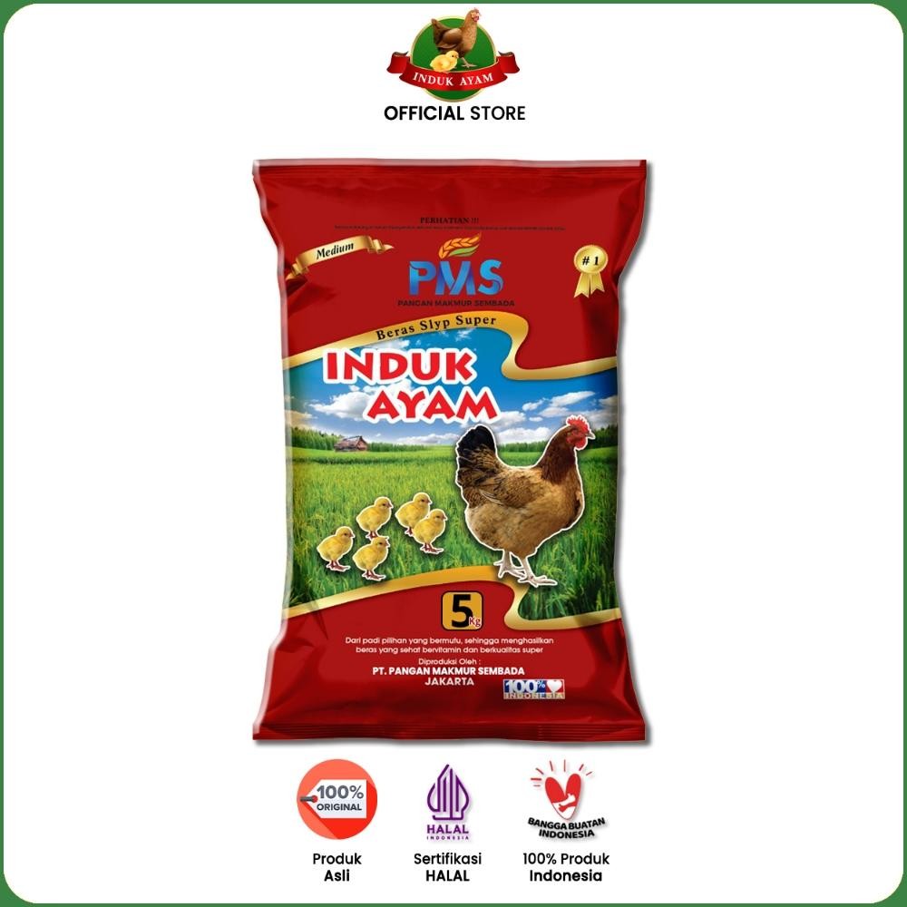 

ready Beras INDUK AYAM - Medium 5 kg - Nasi Pulen - Harga Bersahabat - Produk Indonesia murah