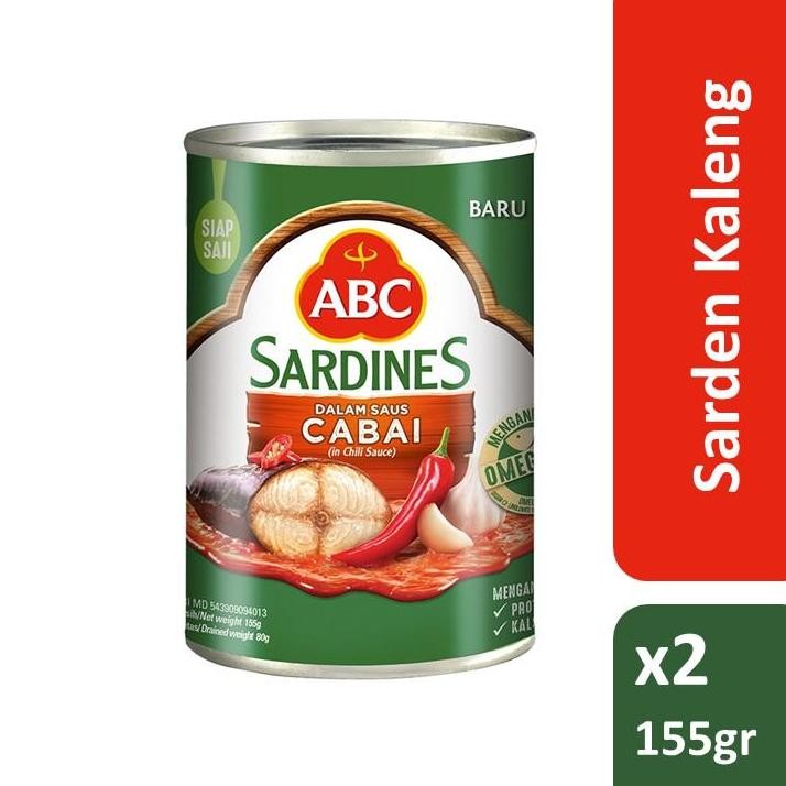 

ready ABC Sarden Saus Cabai 155 g x 2 pcs murah