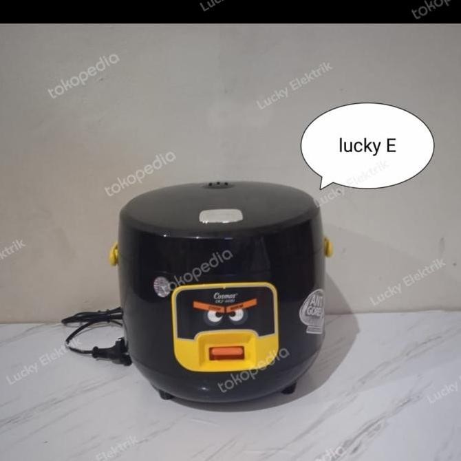 Cosmos Rice Cooker Mini 0.8 Liter 3In 1 Crj 6601 Mcom Kecil.Hitam