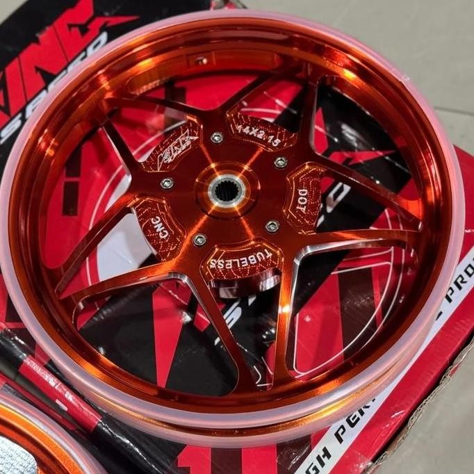 Velg vnd mio cnc ring 14 lebar 160 185 velg mio cnc x1r mio kingspeed