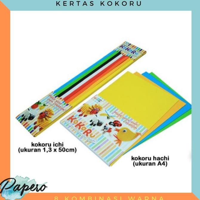 

baru Kertas Kokoru / Kertas Prakarya / Kertas Bergerigi / DIY