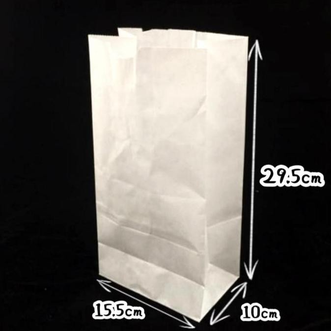 

ready stock paperbag/kantung makanan .15.5x29.5cm+10 gaset(1 pack=20lbr)