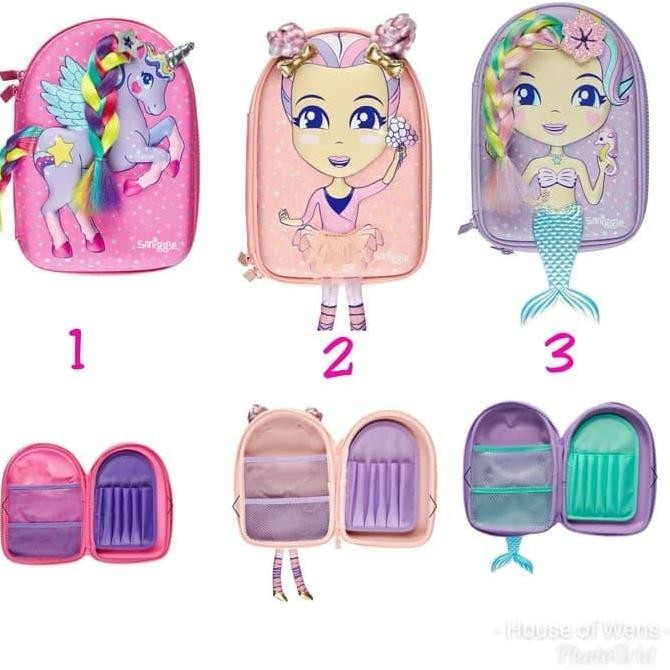 

Smiggle Dolly Squad Hardtop Pencil Case - Tempat Pensil Smiggle