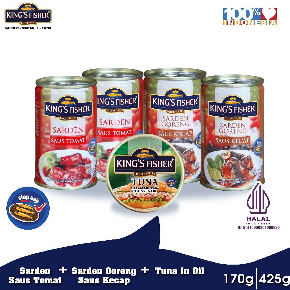

ready Paket Sabar (Sahur Bareng) Santuy Ramadhan Sarden King's Fisher murah