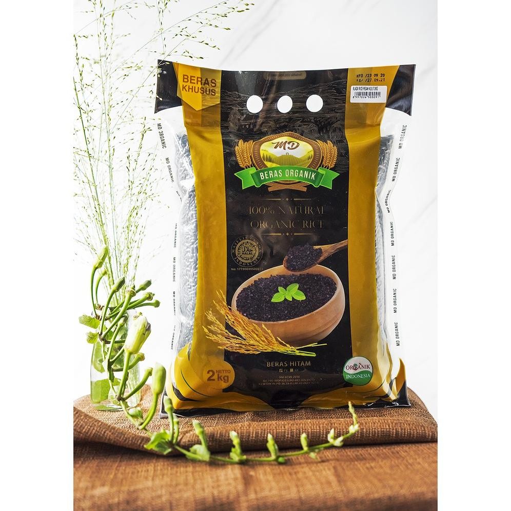 

ready MD Beras Hitam Pecah Kulit Organik / MD Organic Black Rice Pecah Kulit 2kg murah